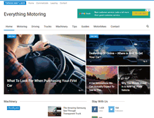 Tablet Screenshot of everythingmotoring.com
